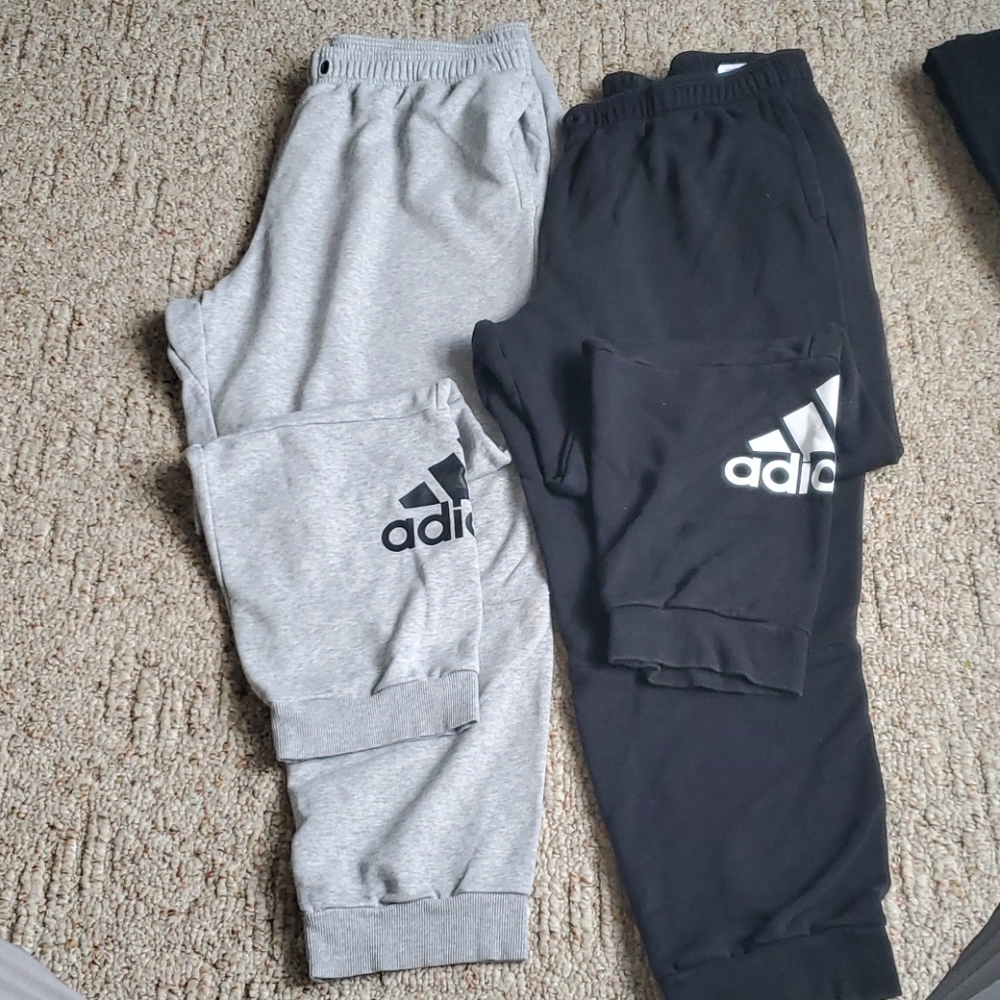 2 pair Adidas Sweatpants
